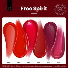 Beetles Red Gel Nail Polish Set gift-ready packaging ideal for holidays and gifts.