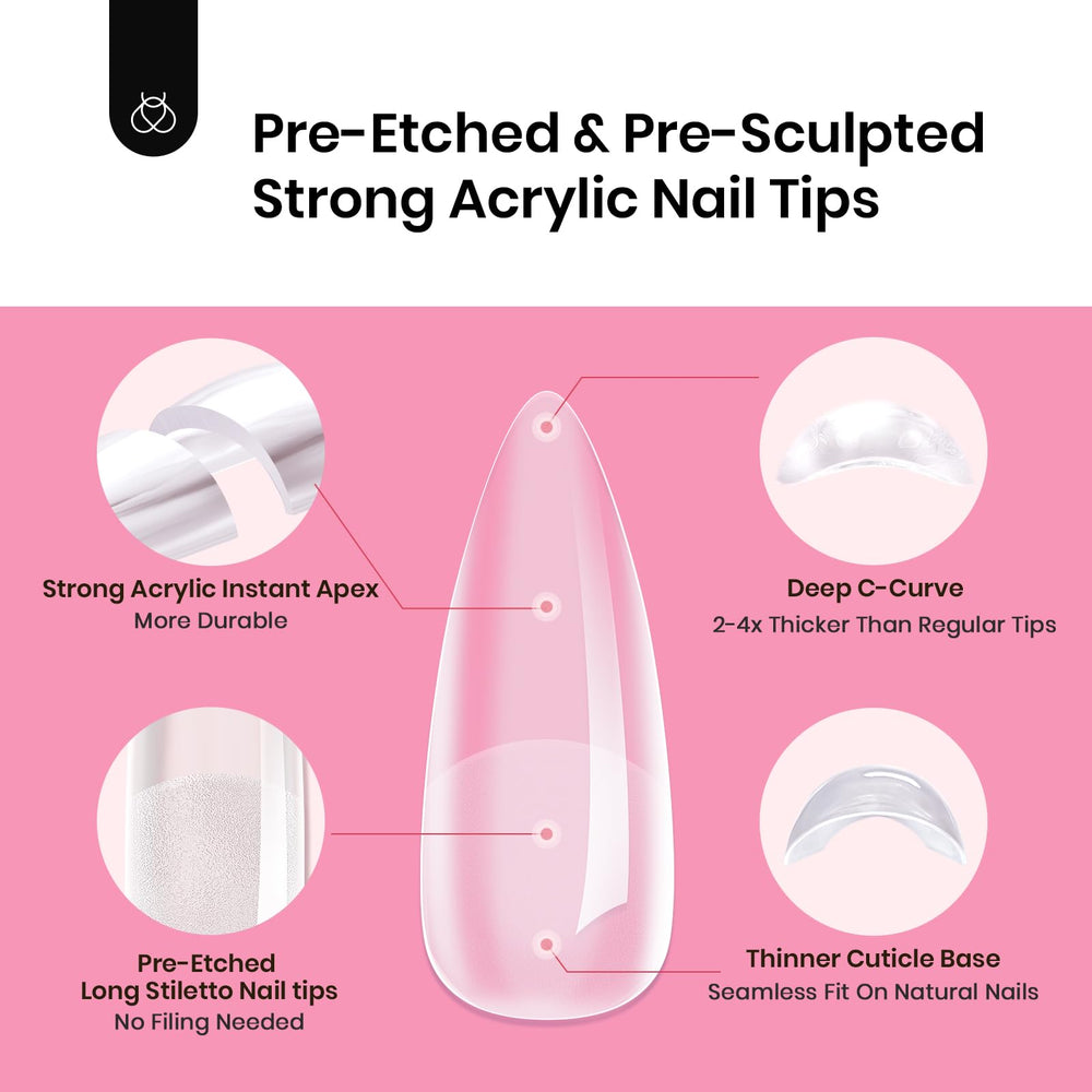 Beetles Tipex half-matte textured tips improve adhesion during wear.