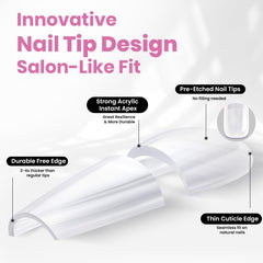 Beetles Tipex Lite pre-etched tips designed for beginner-friendly use.