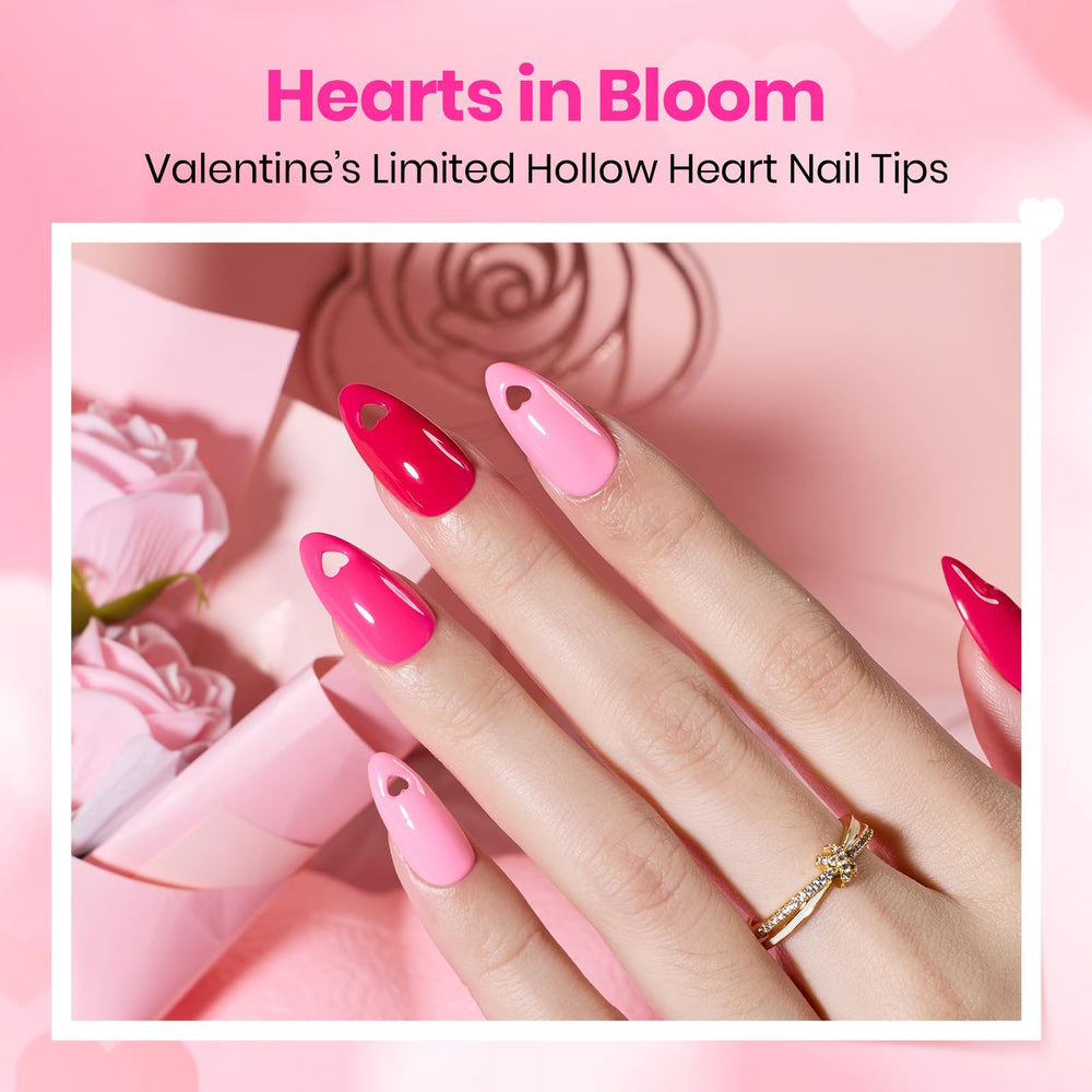 Beetles Tipex Lite flat nail-friendly acrylic tips for comfortable wear