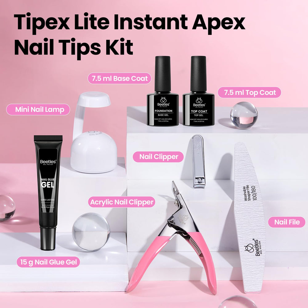Beetles Tipex Lite pre etched tips save prep time and effort