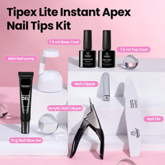 Beetles Tipex Lite pre-etched tips for easy application.