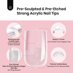 Beetles Tipex secure-fit tips in 16 sizes for many clients