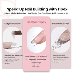 Beetles Tipex secure-fit tips reduce gaps for professional results