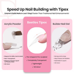Beetles Tipex solid nail glue gel for mess-free application and secure adhesion.