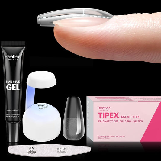 Beetles Tipex tips collection for precise extensions at home
