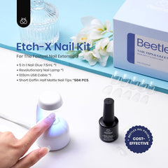 Beetles UV LED nail lamp with 120cm cable for fast cures.