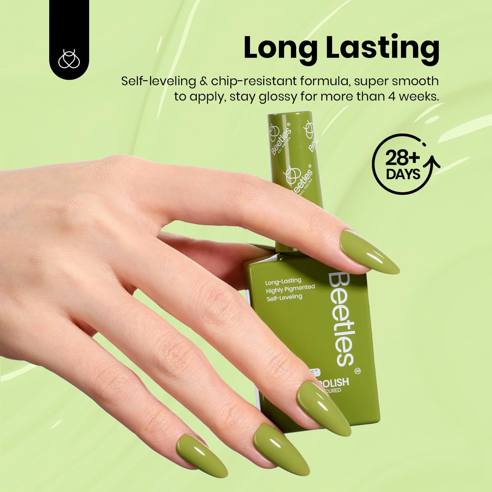 Beetles UV/LED nail lamp-curing compatibility for salon-like results.