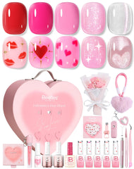 Valentine card and charms complete a ready-to-gift Beetles set.