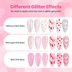 Beetles cat-eye top coat creates shifting color bands