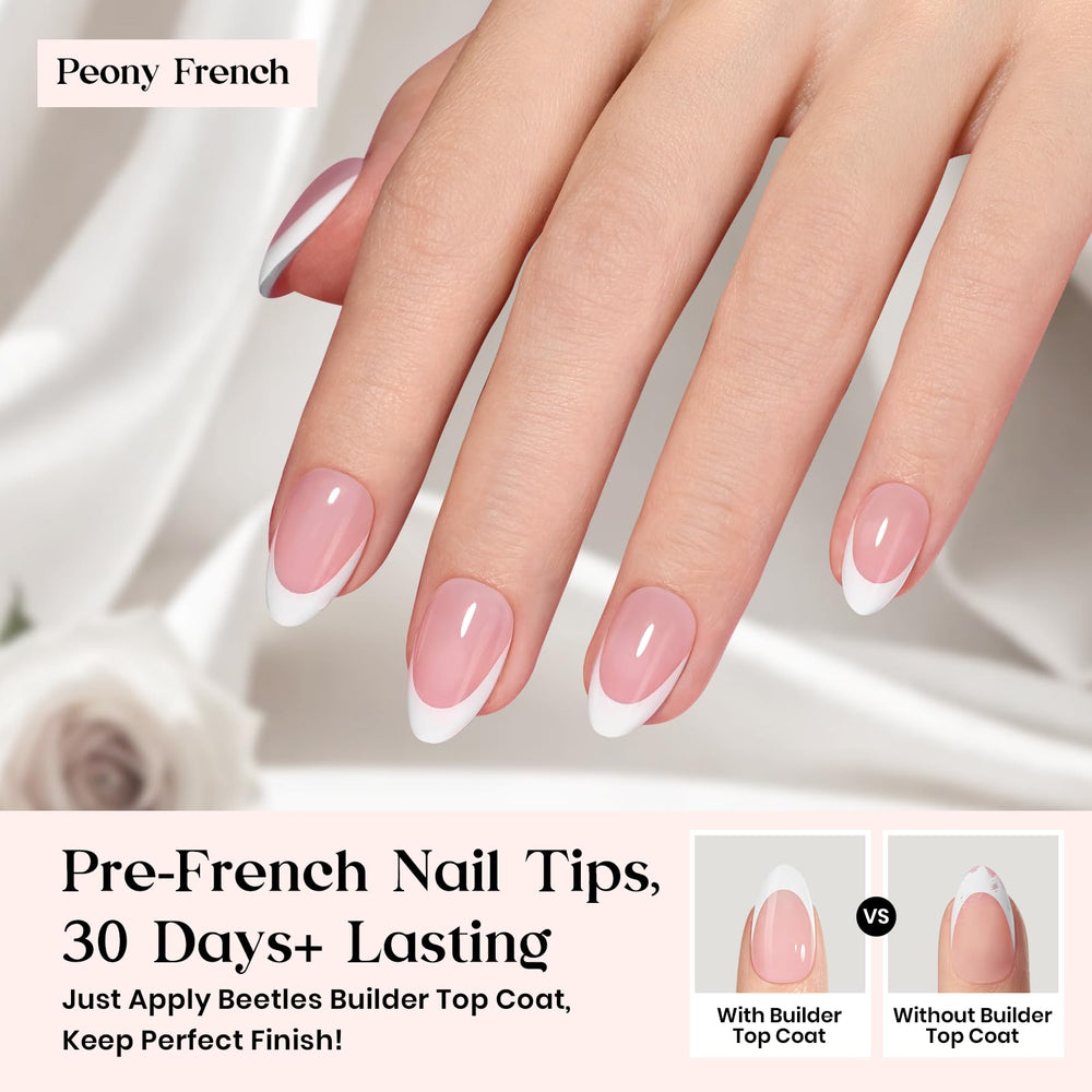Beetles X Press Kit French tips collection for easy nail art.