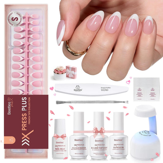 Beetles X Press Kit mini nail lamp for quick at-home manicures.