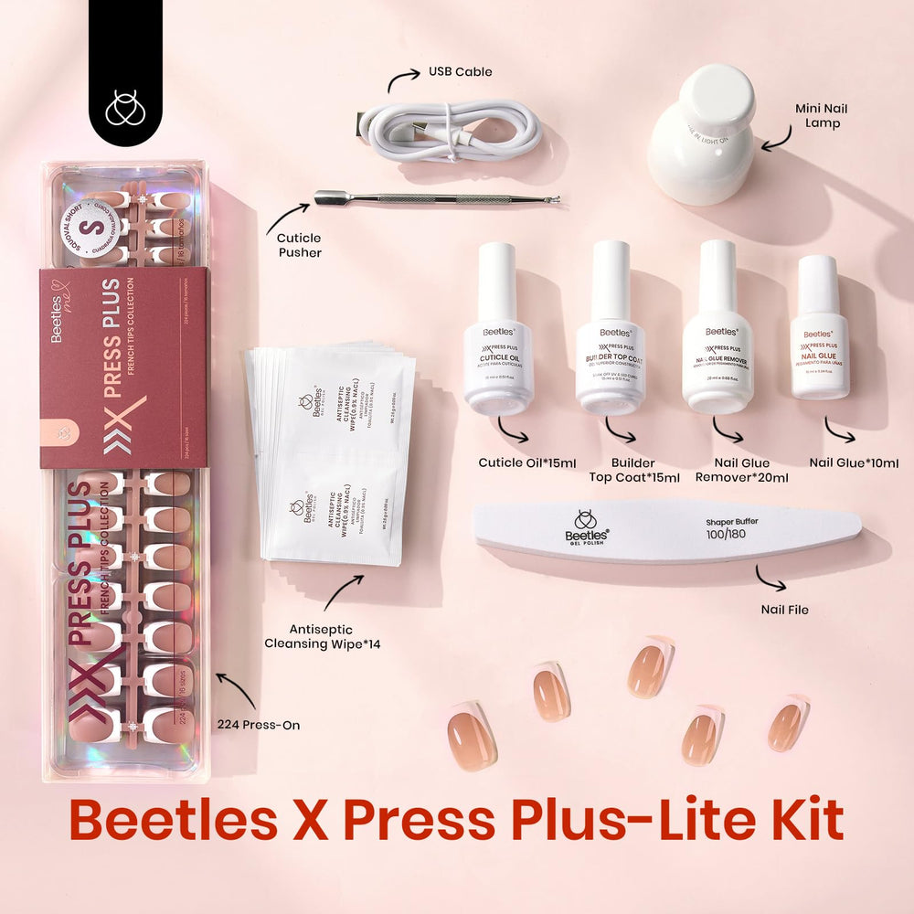 Beetles X Press Plus Lite Builder Top Coat protects and extends wear