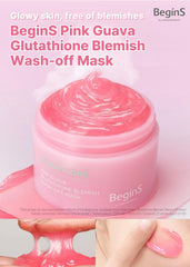 BeginS by JUNGSAEMMOOL jelly-texture mask in action during application provides cooling sensation.
