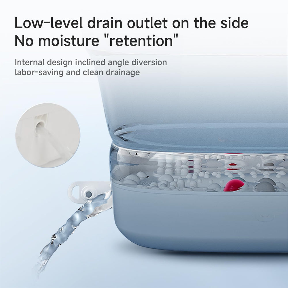 Beici foot spa expanded inner diameter for comfortable foot placement.