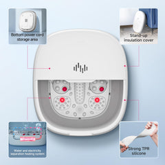 Beici foot spa uses a safe heat system with PTC separation.