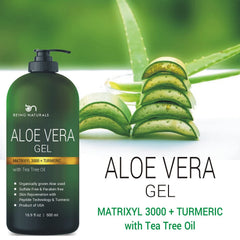 Being Naturals Aloe Vera Gel with turmeric extract for antioxidant-rich care