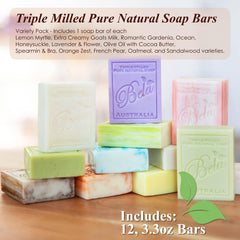 BELA Extra Creamy Goat Milk soap bar delivers a rich, gentle lather
