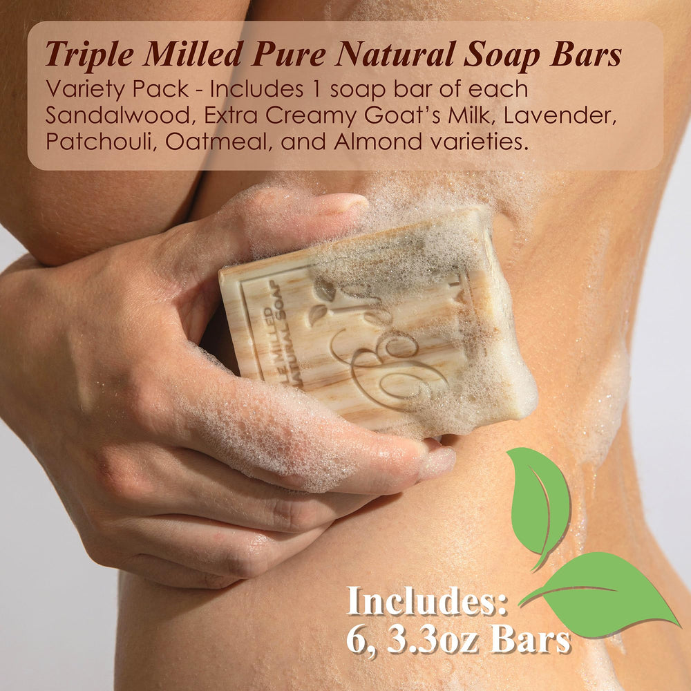 BELA sandalwood soap bar – aromatic cleanse with subtle moisture and hydration.