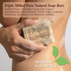 BELA sandalwood soap bar – aromatic cleanse with subtle moisture and hydration.