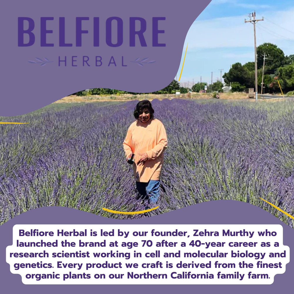 Belfiore Herbal 4 oz size displayed for daily wearable hydration.