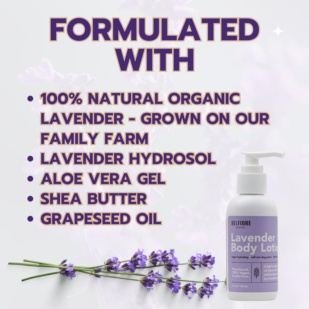 Belfiore Herbal vegan and non-GMO formula shown with eco-friendly packaging.