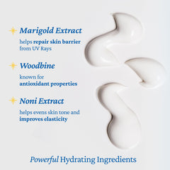 Belif Aqua Bomb marigold-extract features soothing, skin-friendly benefits.