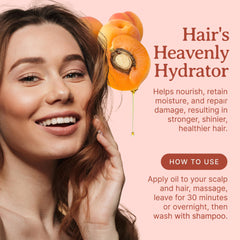 Bella Terra Oils apricot oil hair-nourishing gloss supports healthier strands