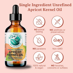 Bella Terra Oils apricot oil skin-softening formula for daily nourishment