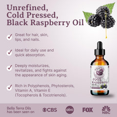 Bella Terra Oils black seed oil fusion close-up highlights rich, nourishing texture