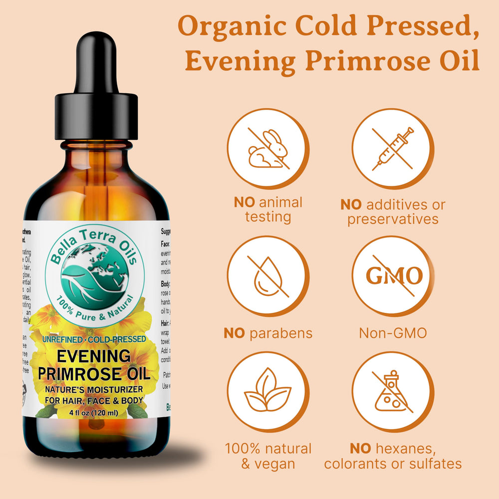 Bella Terra Oils organic packaging underscoring sustainability.