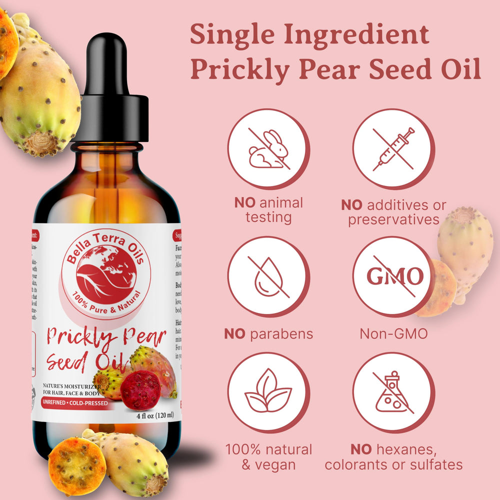 Bella Terra Oils single-ingredient formula label highlighting purity.