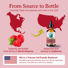 Bella Terra Oils red raspberry seed oil application on skin for hydration