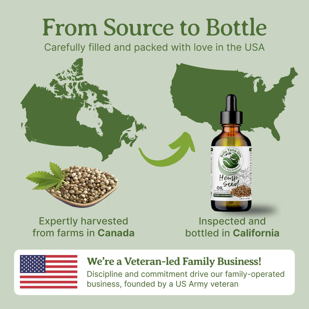 Bella Terra Oils single-ingredient hemp seed oil invites simple, versatile daily rituals.