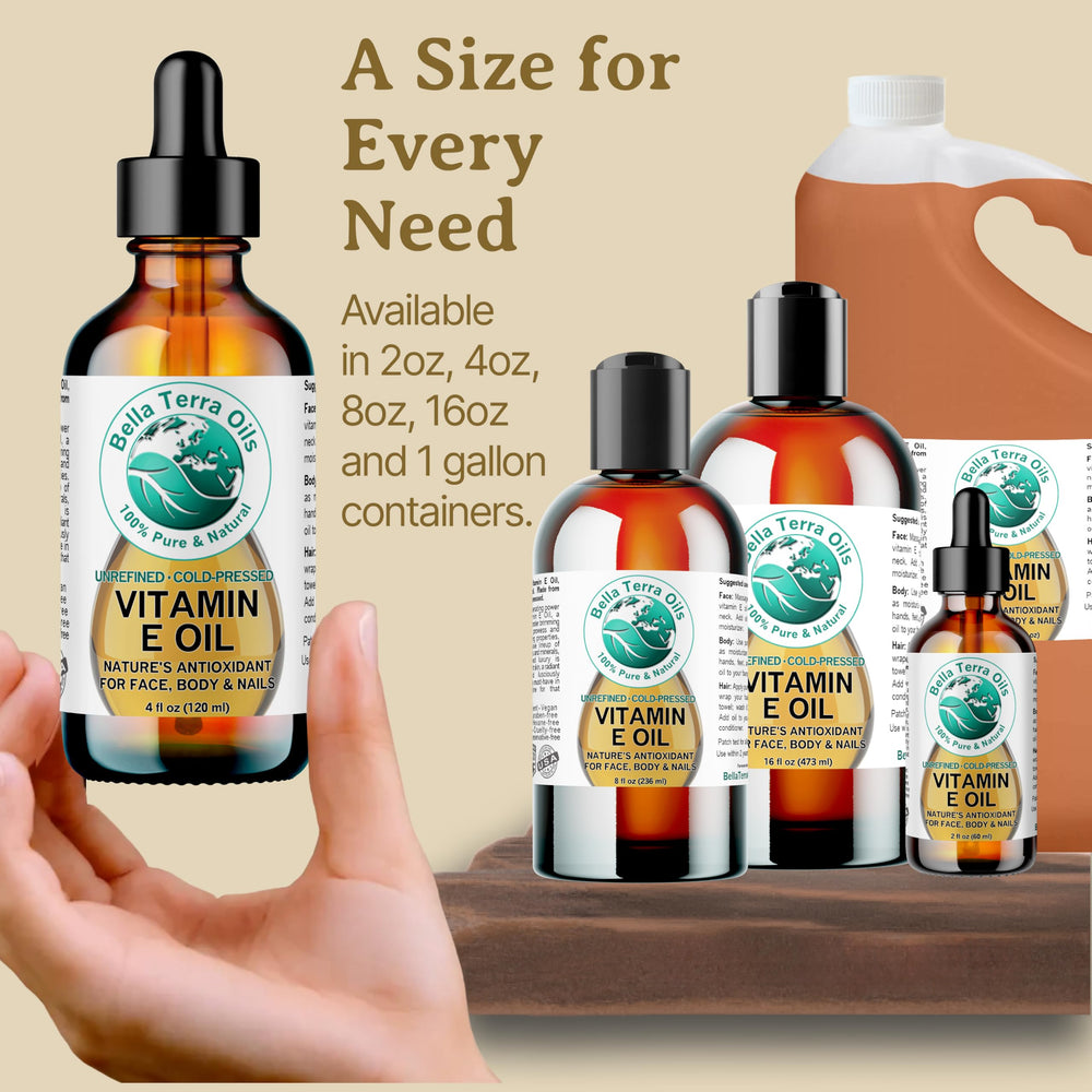 Bella Terra Oils veteran-owned badge on branding