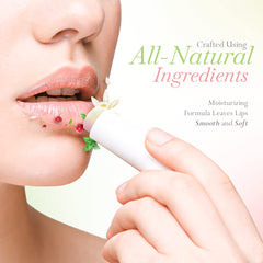 Belladonna peppermint lip balm tubes highlight refreshing scent for quick relief.