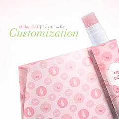 Belladonna vanilla lip balm tubes showcase soft texture and subtle fragrance.
