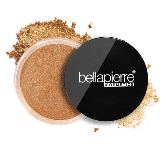 bellapierre Starshine bronzer compact close-up showing warm sun-kissed glow.
