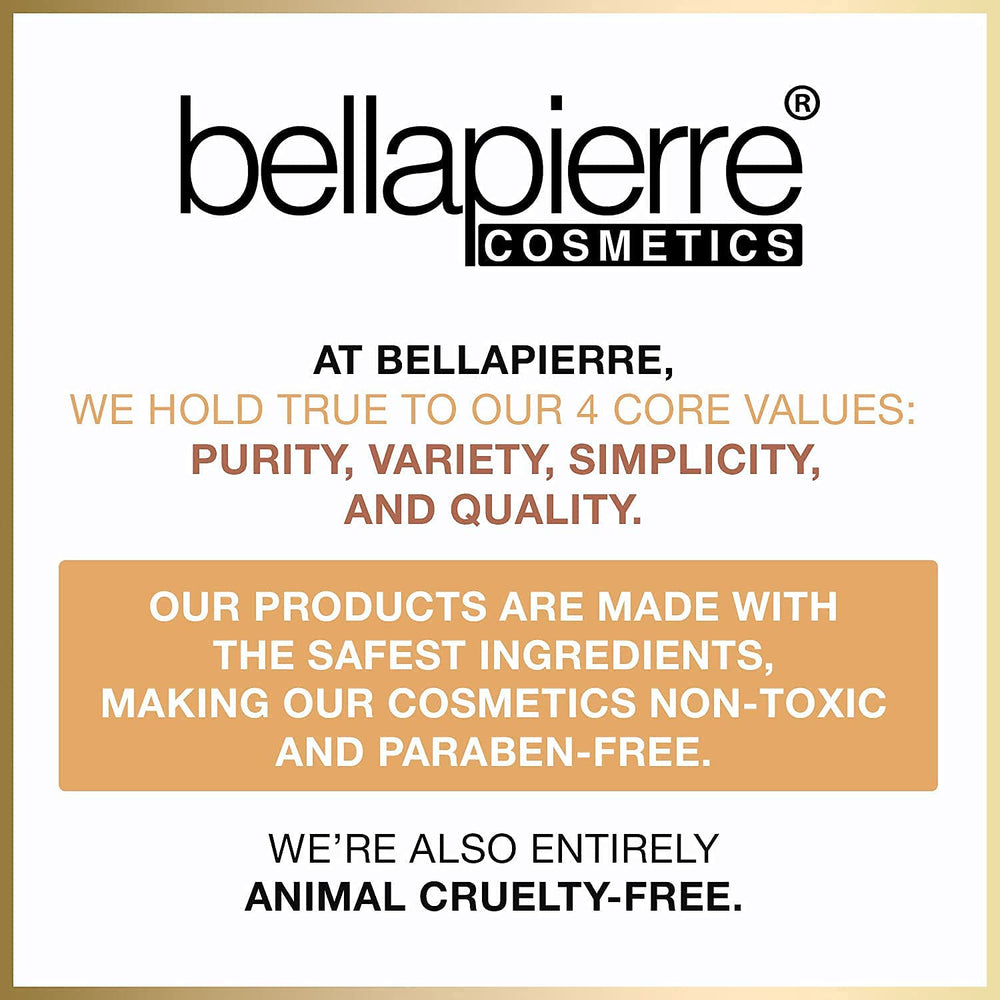 bellapierre Starshine shade swatch on skin for warm glow.
