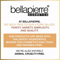 bellapierre Starshine shade swatch on skin for warm glow.