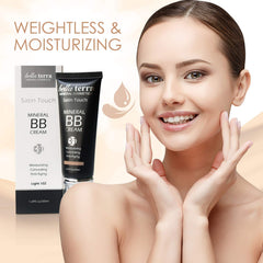 Bellaterra BB Cream Light 102 oil-free formula helps control shine on oily skin.