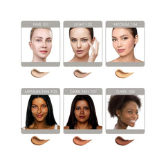 Bellaterra BB Cream Dark 107 easy application for quick daily routine.