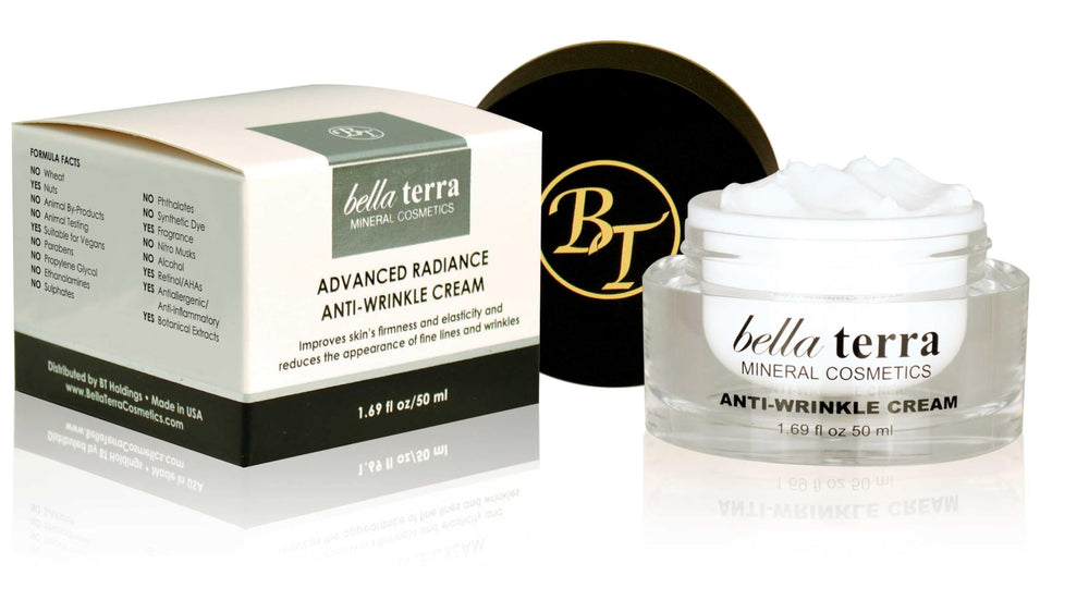 Bellaterra cosmetics cream texture close-up demonstrating lightweight, fast-absorbing action.