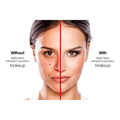 Application moment with Bellaterra Cosmetics Mineral Exfoliating Gel for gentle exfoliation.
