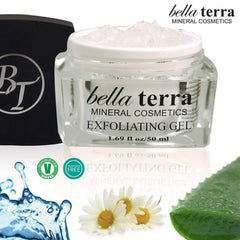 Bellaterra Cosmetics Mineral Exfoliating Gel gently smooths texture without harsh particles.