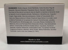 Bellaterra Nightly Restoration cream texture close-up highlights creamy non-greasy finish