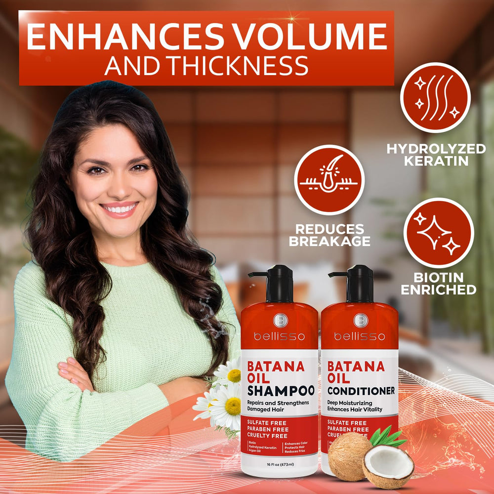 Bellisso Batana Oil ingredients highlight biotin and keratin benefits.