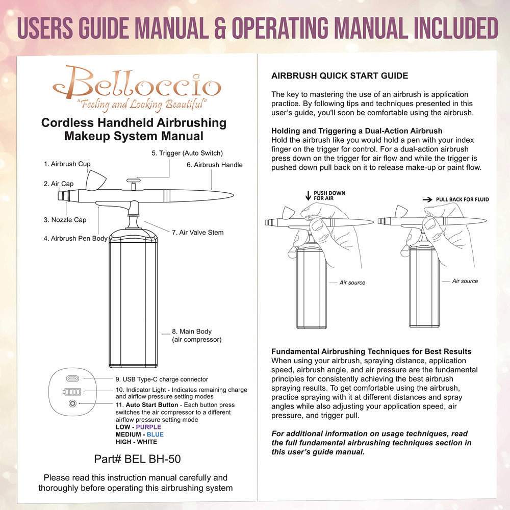 Belloccio online tutorials link with step-by-step makeup guidance