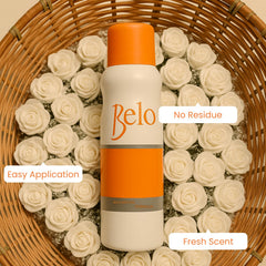 Belo Essentials fresh scent fragrance for light, pleasant body aroma.
