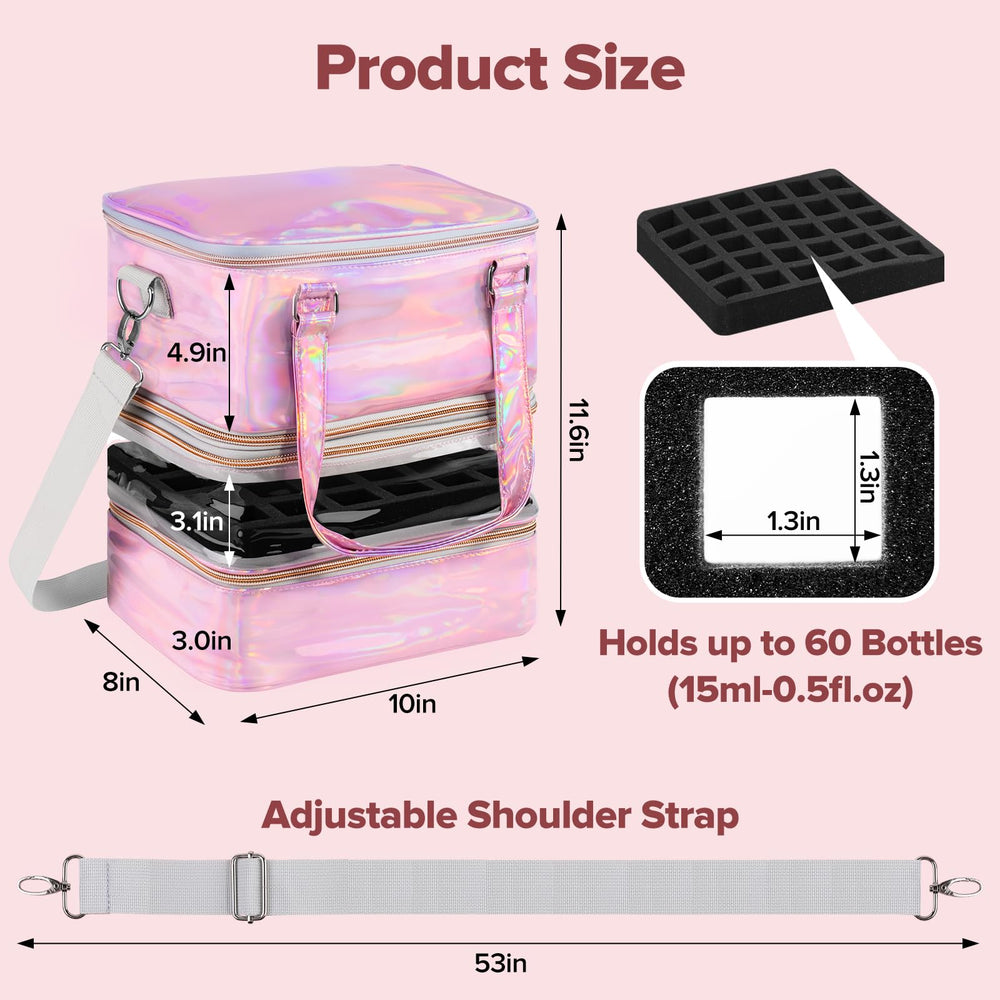Beloving removable foam inserts keep tools neatly organized.